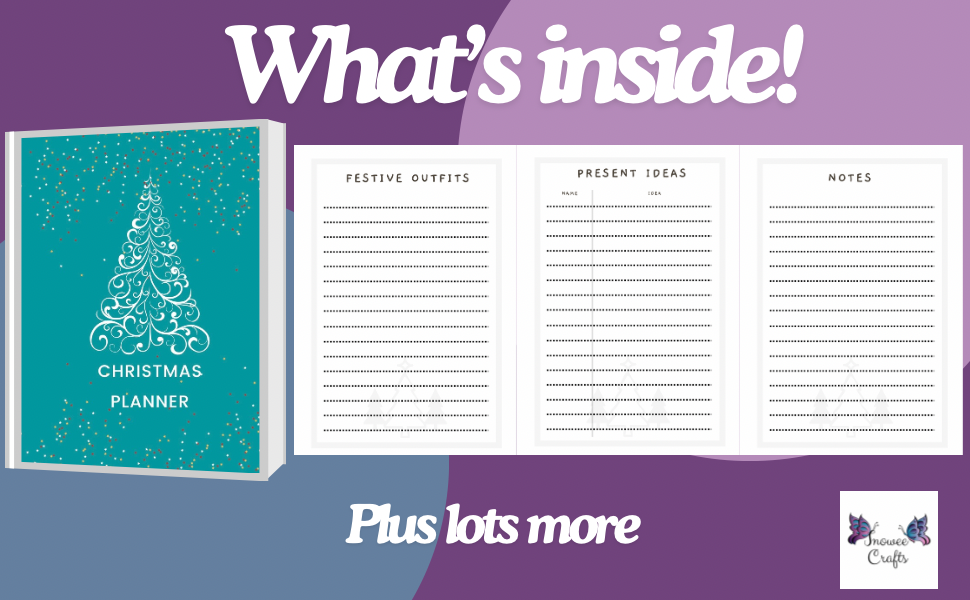 Teal christmas planner // A5 without tabs