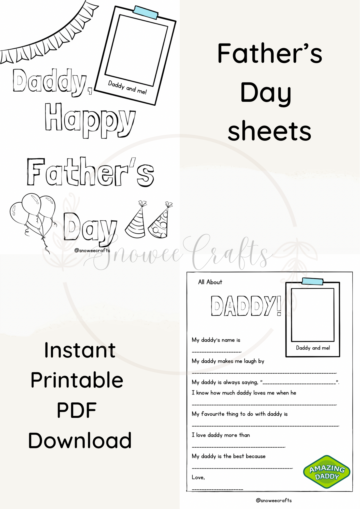 Father’s Day printables