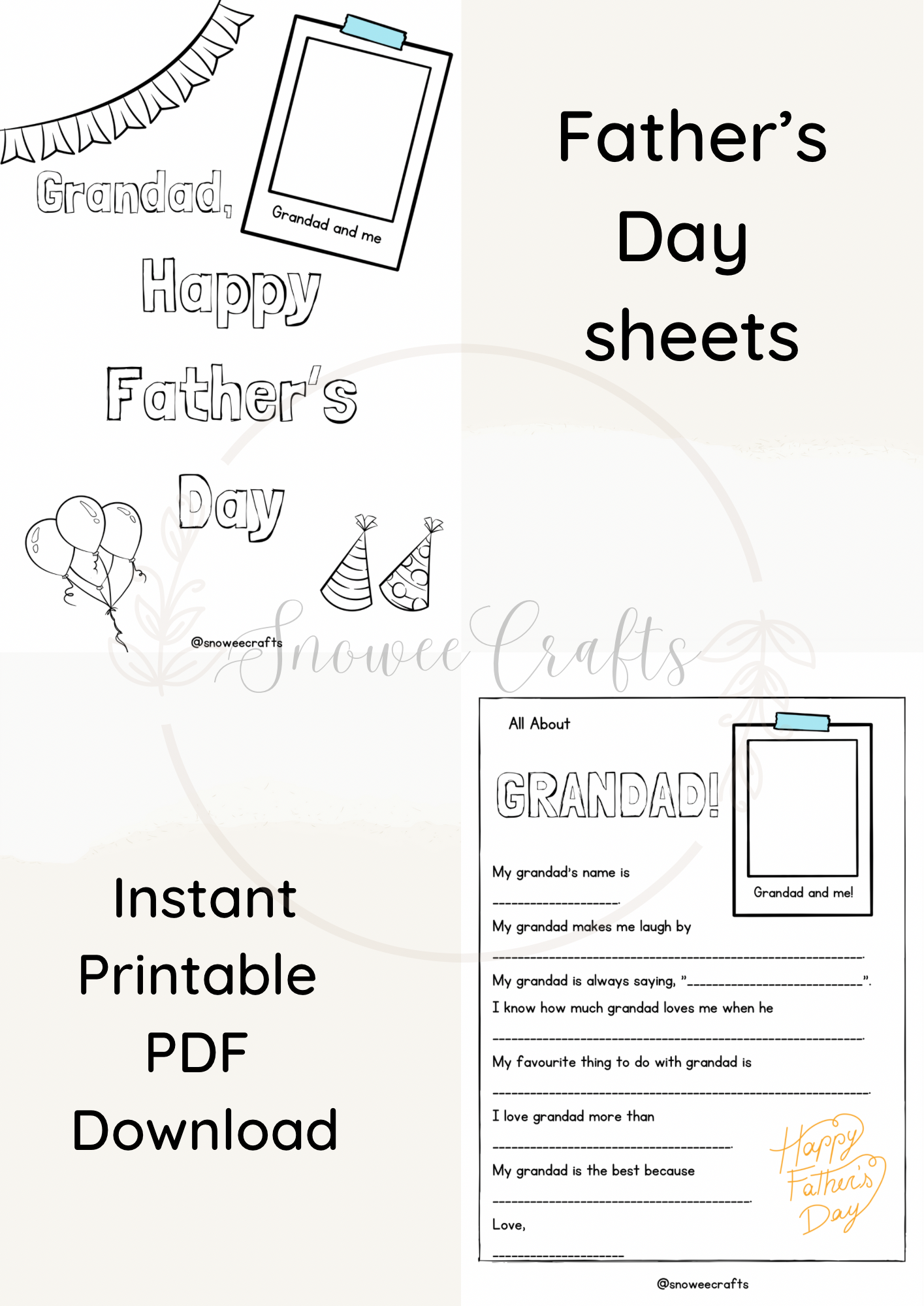 Father’s Day printables