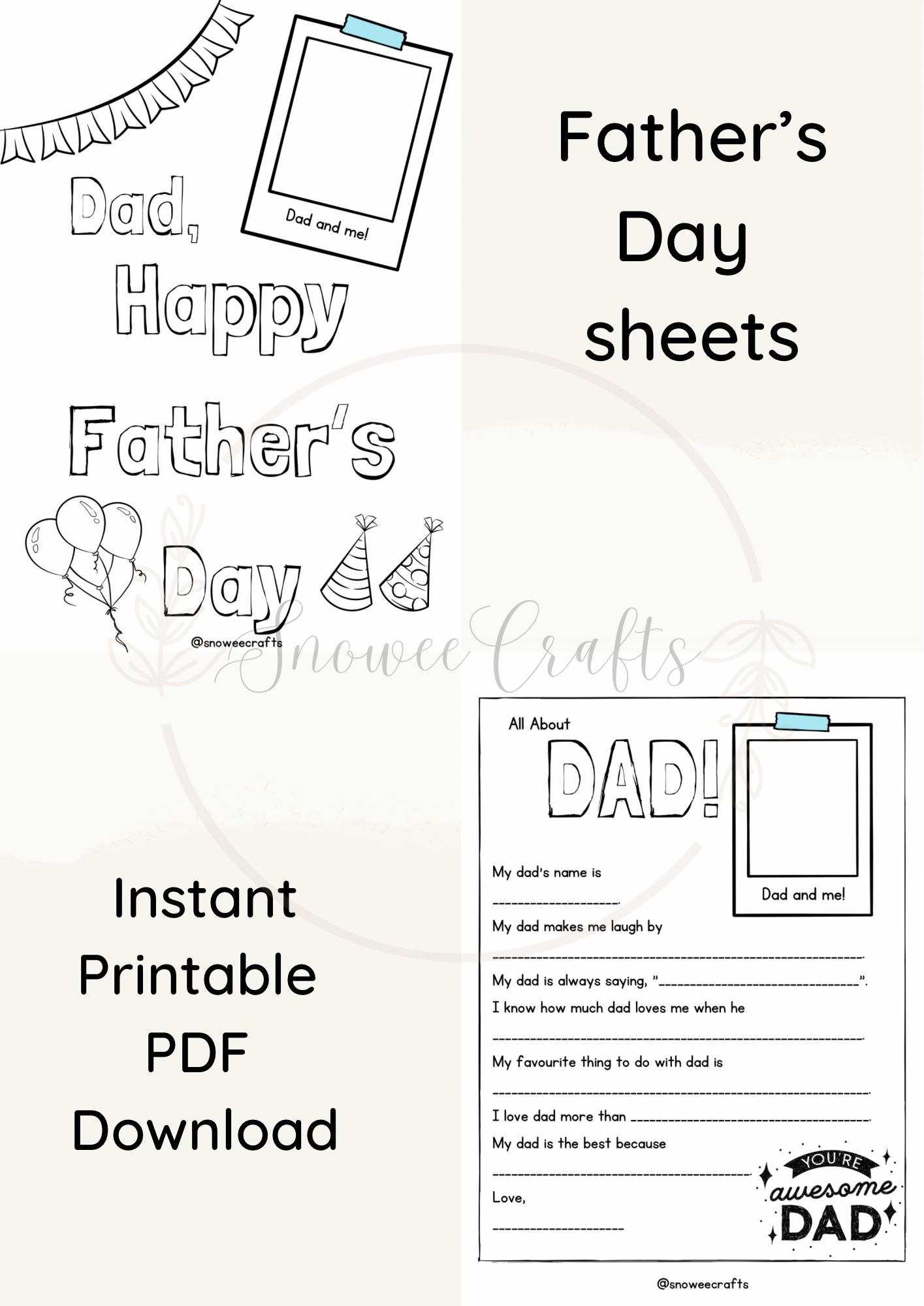 Father’s Day printables