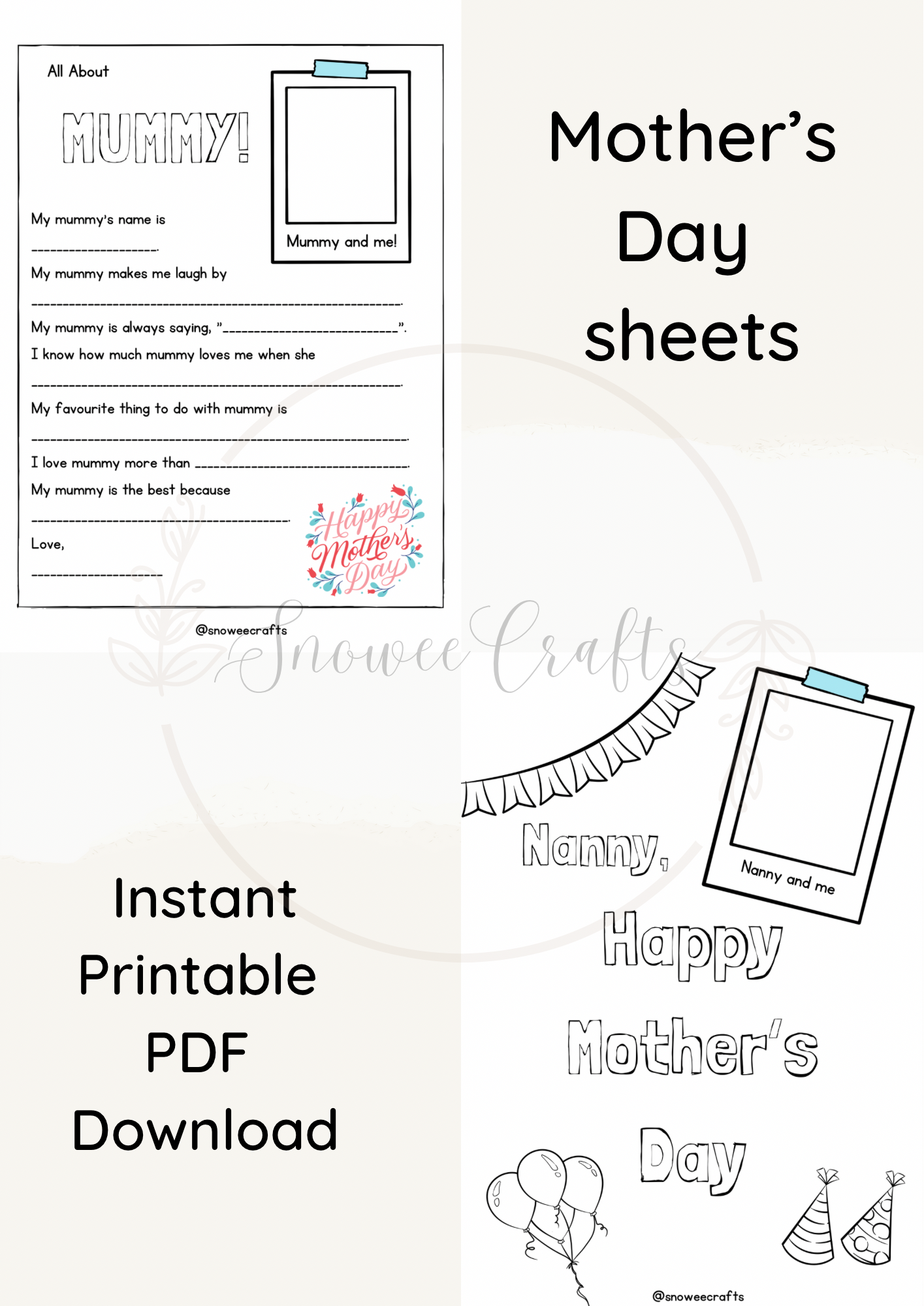 Mother’s Day printables