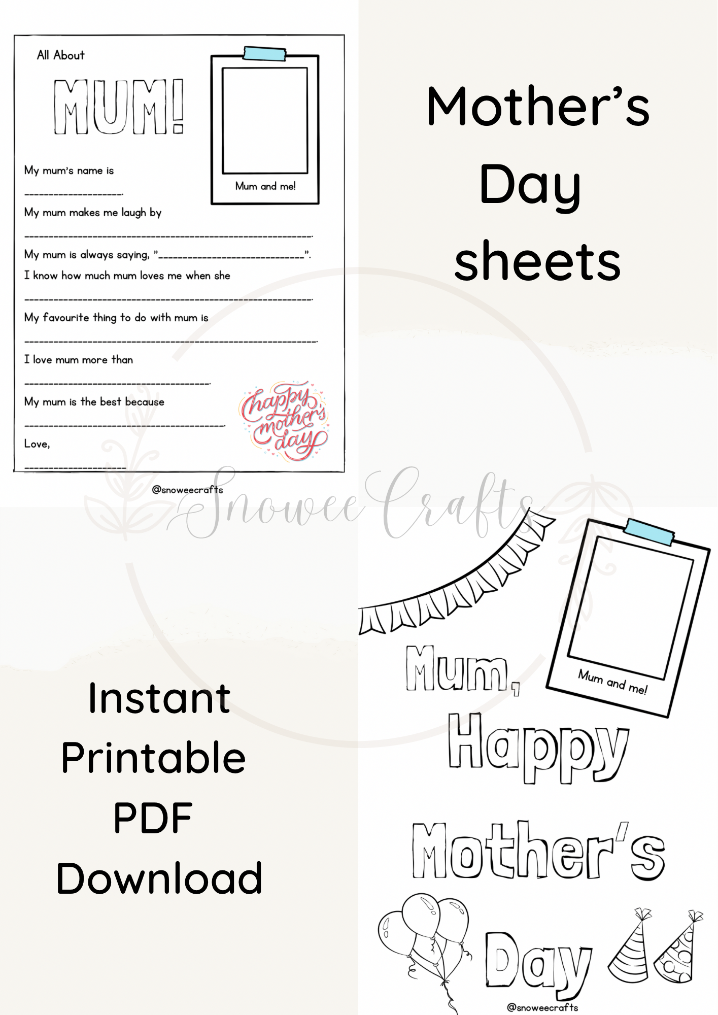 Mother’s Day printables