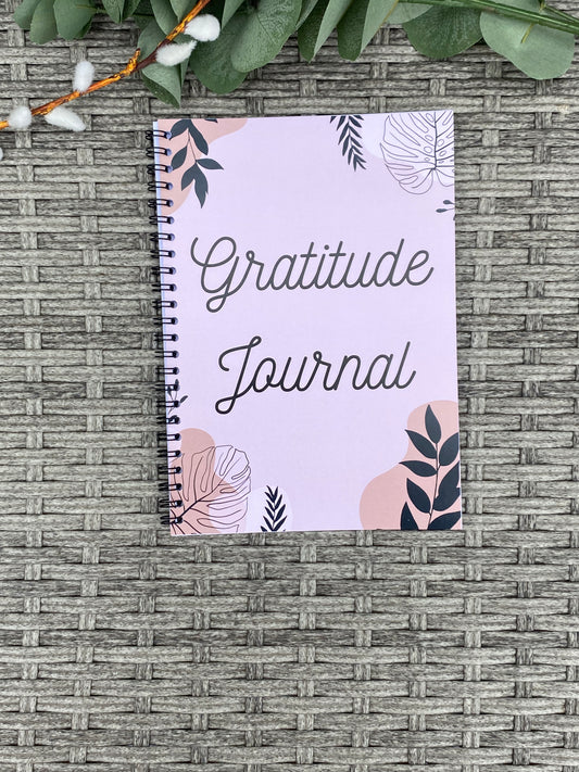 Gratitude journal // A5 60 day floral design