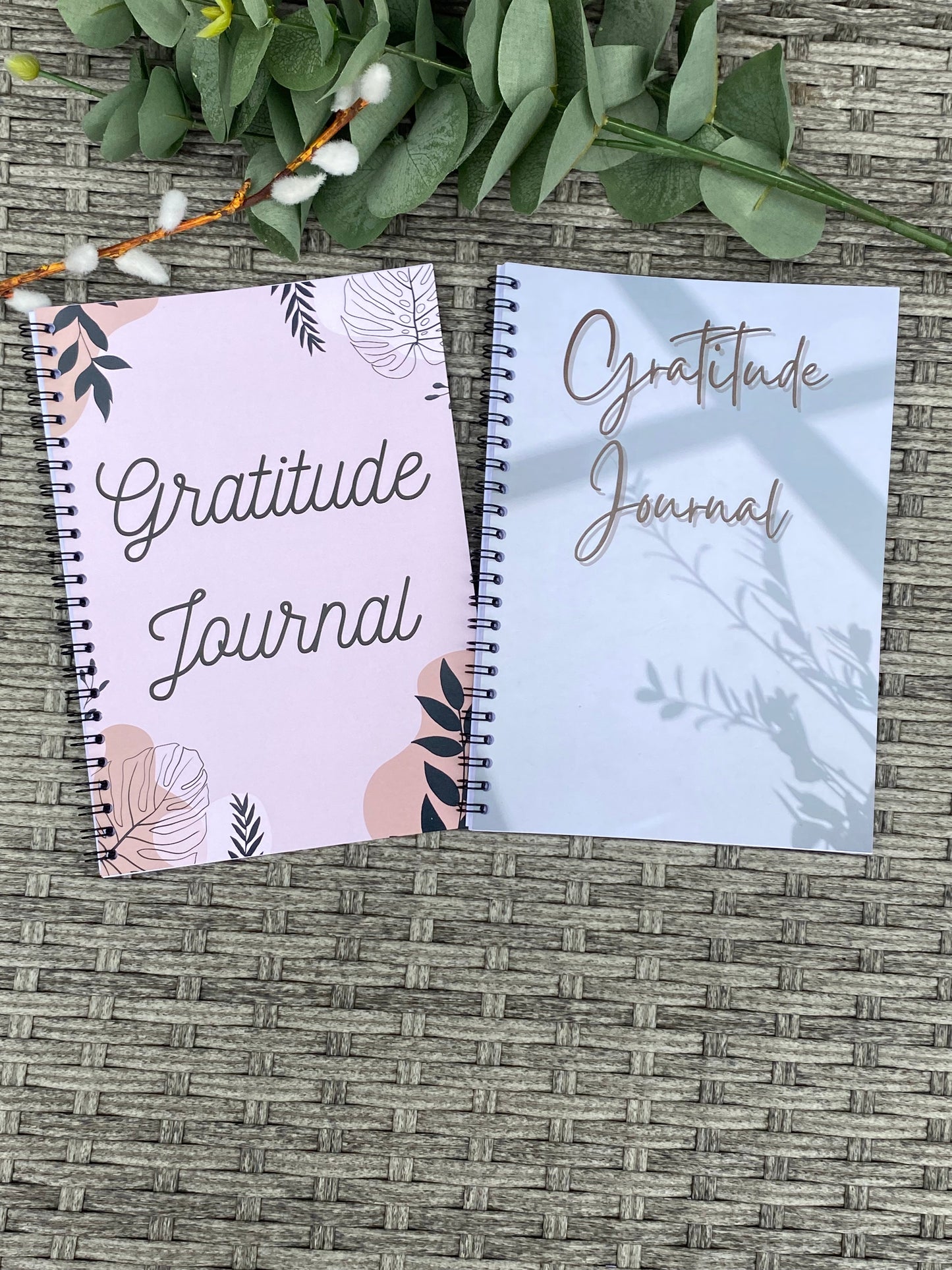 Gratitude journal // A5 60 day floral design