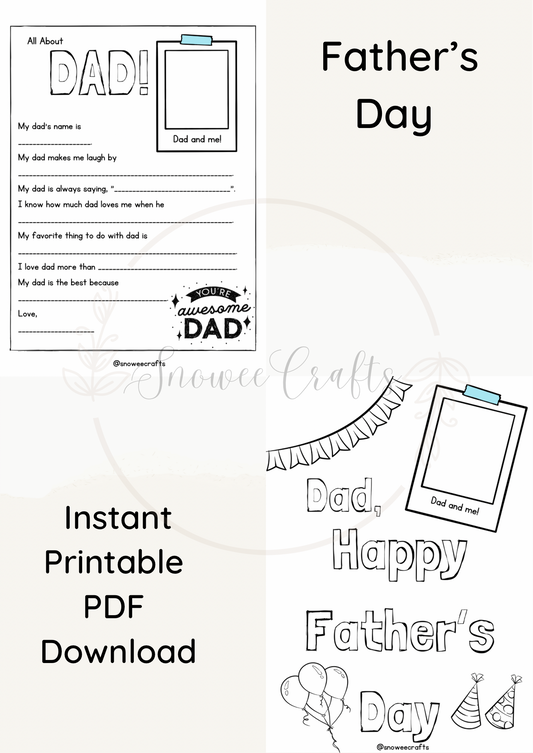 Father’s Day printables