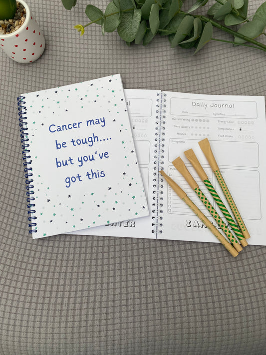Cancer journal - Cancer may be tough but you’ve got this // A5, chemotherapy diary