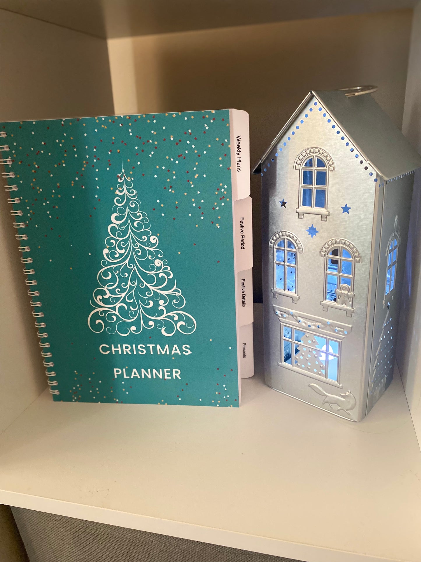 Teal christmas planner // A5