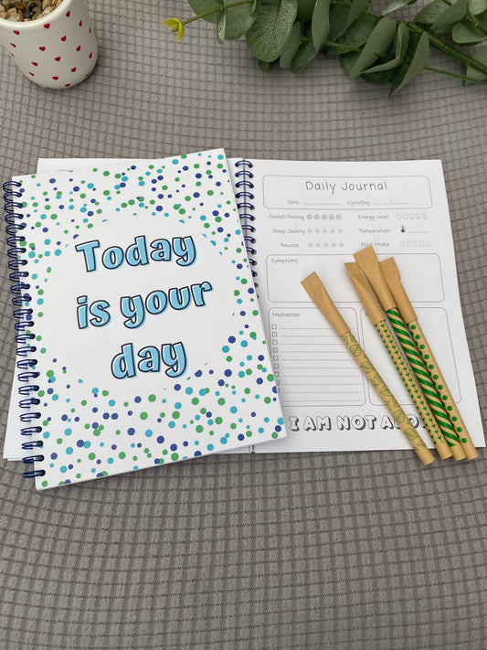 Cancer journal - Today is your day // A5, chemotherapy diary