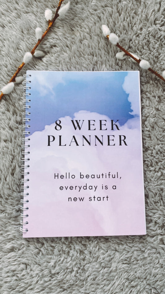Cycle planner - Hello beautiful everyday is a new start // A5